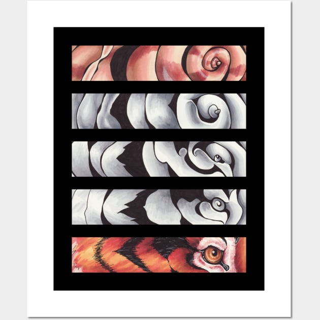 Tiger Shell Wall Art by Miss Harm